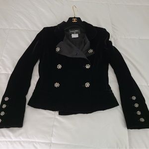 Chanel authentic velvet jacket